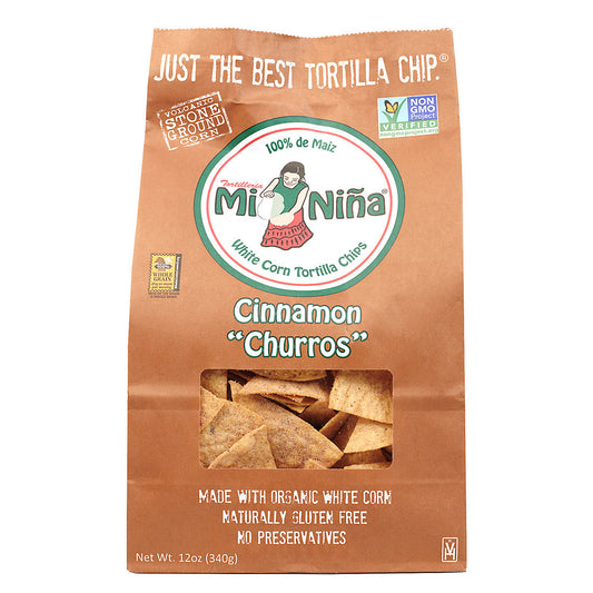 Mi Nina Cinnamon Churro Tortilla Chips, 12 oz.