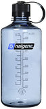 Nalgene Sustain Tritan BPA-Free Water Bottle Made with Material Derived from 50% Plastic Waste, 32 OZ, Narrow Mouth,Grey