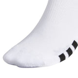adidas unisex Rivalry Soccer (2-pair) OTC Sock Team, White/Black, Medium US