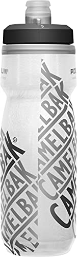 CamelBak Podium Chill Insulated Bike Water Bottle - Easy Squeeze Bottle - Fits Most Bike Cages - 21oz, Race Edition