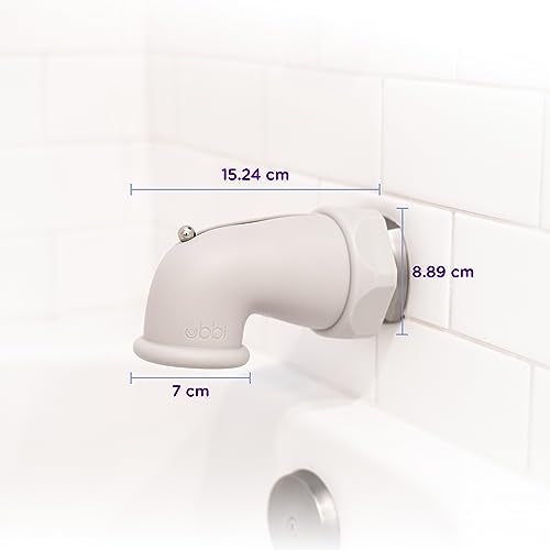 Ubbi Baby Bathtub Spout Guard Cover Faucet Safety Cover for Baby or Toddler Gray