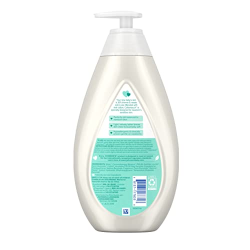 Johnsons Baby CottonTouch Newborn Baby Wash & Shampoo with No More Tears, 27.1 Fl Oz