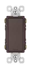 Legrand - Pass & Seymour Radiant 15 Amp Light Switch, 4 Way Light Switch, Dark Bronze Paddle Rocker Switch, TM874DBCC6, 1 Count