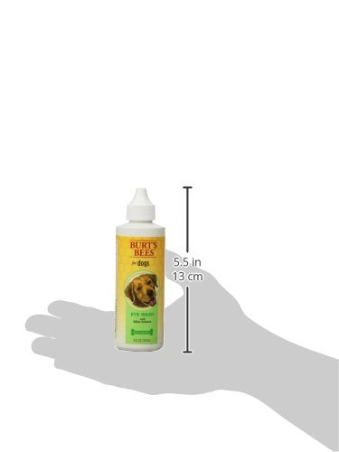 Burts Bees for Pets Dogs Natural Eye Wash with Saline Solution | Eye Wash Drops for Dogs Or Puppies | Eliminate Dirt and Debris from Dog Eyes with Dog Eye Rinse, 4oz