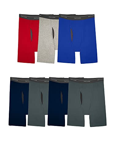 Fruit of the Loom Men's Coolzone Boxer Briefs, Moisture Wicking & Breathable, Multipacks, 12 Pack-Assorted Colors, Small