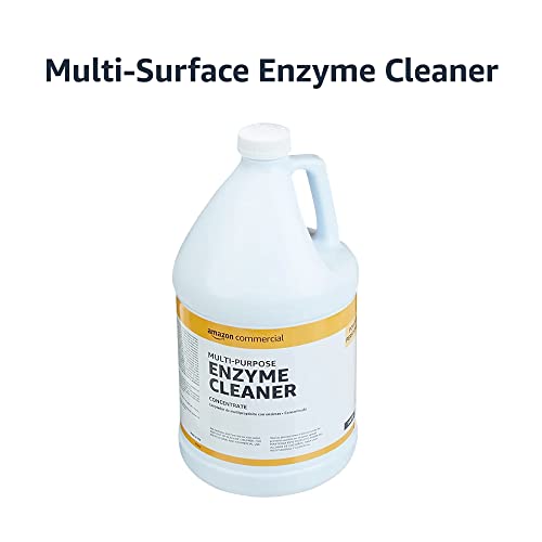 AmazonCommercial Multi-Purpose Enzyme Cleaner, Mint, 1 Gallon, 128 Fl Oz (Pack of 1)