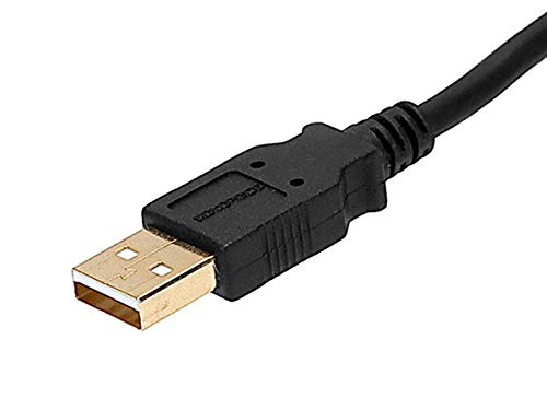 Monoprice USB Type-A to USB Type-A Female 2.0 Extension Cable - 6 Feet - Black (3 Pack) 28/24AWG, Gold Plated Connectors