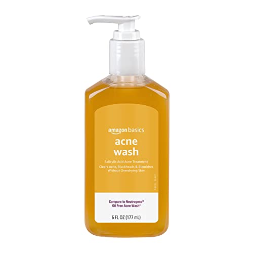 Amazon Basics Salicylic Acid Acne Wash, 6 Fluid Ounces, 1-Pack
