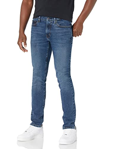Amazon Essentials Men's Skinny-Fit Stretch Jean, Rinsed, 36W x 31L
