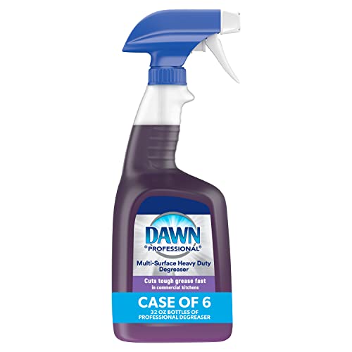 Dawn Professional Multi-Surface Heavy Duty Degreaser Spray, 32 fl oz (Case of 6), Ready to Use for Kitchen, Restaurants, Foodservice, and More