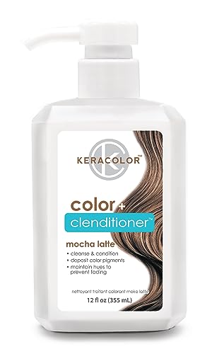 Keracolor Clenditioner MOCHA Hair Dye - Semi Permanent Hair Color Depositing Conditioner, Cruelty-free, 12 fl oz (Pack of 1)