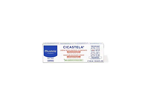Mustela Cicastela Moisture Recovery Cream - Multipurpose Baby Ointment for Skin Discomfort - with Natural Avocado & Hyaluronic Acid - Fragrance-Free - 1.35 fl. Oz