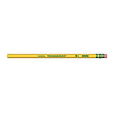 Ticonderoga Wood-Cased Pencils, Unsharpened, #2 HB Soft, Yellow, 96 Count