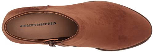 Amazon Essentials Women's Ankle Boot, Cognac, 7