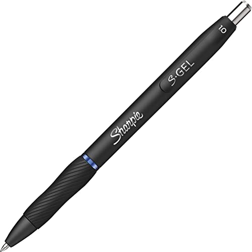 SHARPIE S-Gel Gel Pens, Bold Point (1.0mm), Black Ink Gel Pen, 12 Count