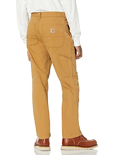 Carhartt mens Rugged Flex Rigby Double Front (Big & Tall) Work Utility Pants, Hickory, 48W x 32L US