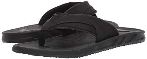Amazon Essentials Men's Flip Flop Sandal, Black, 7