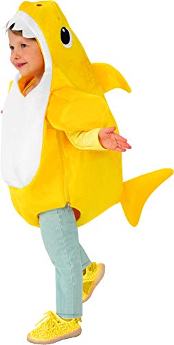 Rubies unisex child Baby Shark With Sound Chip Costumes, Multi, Toddler US