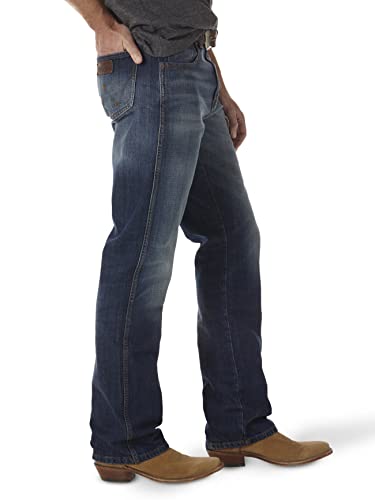 Wrangler Mens Retro Relaxed Fit Boot Cut Jean, Jackson Hole, 33W x 30L