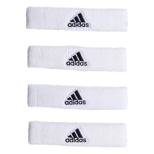 adidas Interval 3/4-inch Bicep Band, White/Black, One Size