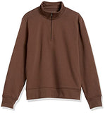 Amazon Essentials Men's Long-Sleeve Quarter-Zip Fleece Sweatshirt, Light Grey, X-Large