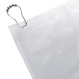 Bath Bliss Shower Liner in Clear Frost Translucent, PVC Material, Durable 72.00 x 70.00