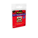 Scotch(R) Self-Sealing Laminating Pouches , Gloss Finish, 2 1/2 Inches x 3 1/2 Inches (PL903G)