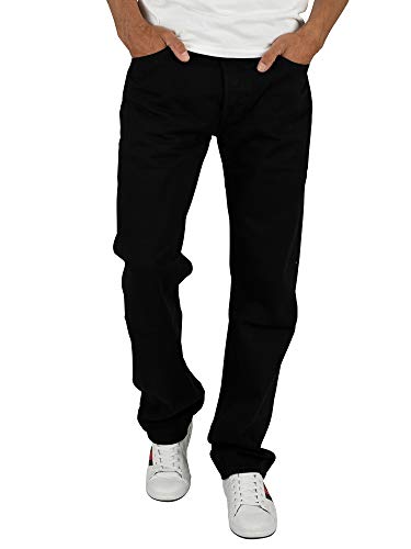 Levi's Men's 501 Original Fit Jeans (Also Available in Big & Tall), Polished Black (Waterless), 34W x 30L