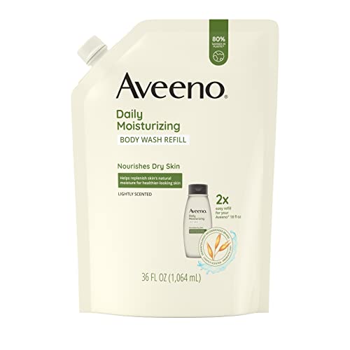 Aveeno Daily Moisturizing Body Wash, Soothing Oat, Refill, 36 Fl. Oz