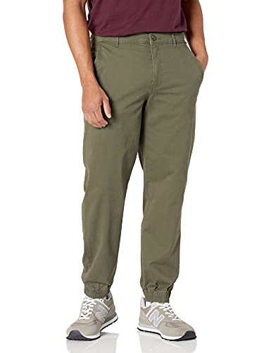 Amazon Essentials Men's Straight-Fit Jogger Pant, Olive, XX-Large