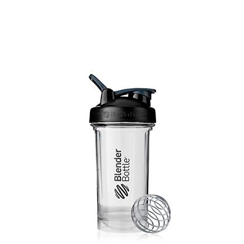 BlenderBottle Shaker Bottle Pro Series Perfect for Protein Shakes and Pre Workout, 28-Ounce, Black