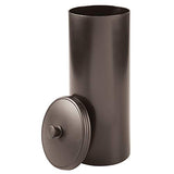 iDesign Plastic Toilet Tissue Holder Stand, The Kent Collection – Hold 3 Rolls of Toilet Paper, 6.5 x 15.5, Bronze