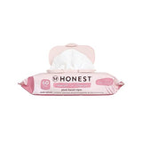 The Honest Company Hydrate + Cleanse Benefit Wipes | Cleansing Multi-Tasking Wipes | 99% Water, Plant-Based, Hypoallergenic | Aloe + Cucumber, 60 Count