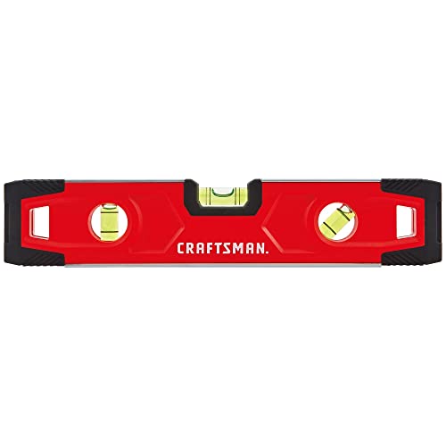 CRAFTSMAN Torpedo Level, Magnetic, 9 inch (CMHT43191), Red