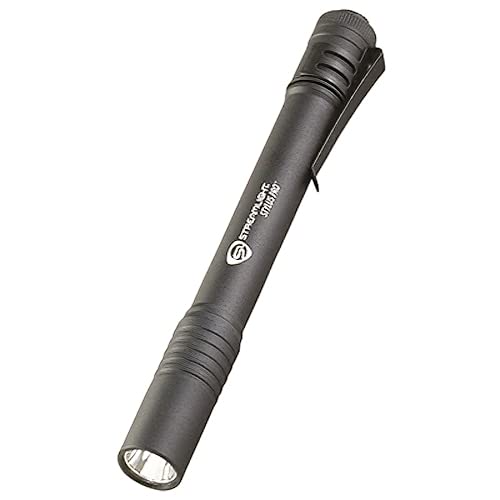Streamlight 66134 Stylus Pro USB 350-Lumen Rechargeable LED Pen Light with USB Cord & Nylon Holster, Black