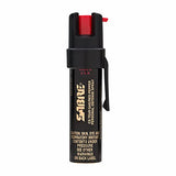 SABRE Advanced Compact Pepper Spray with(Pepper Spray, CS Tear Gas & UV Marking Dye), Police Strength Self Defense Spray, 10-Foot(3 m) Range,35 Bursts-Easy Access Belt Clip(Pack of 2)