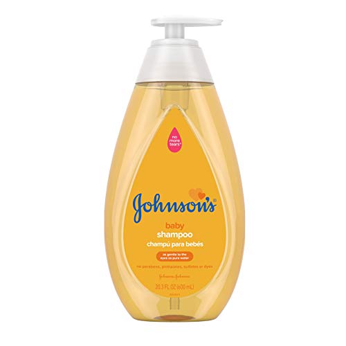 Johnsons Baby Shampoo with Tear-Free Formula, Shampoo for Babys Delicate Scalp & Skin, Gently Washes Away Dirt & Germs, Paraben-, Phthalate-, Sulfate- & Dye-Free, 20.3 fl. oz