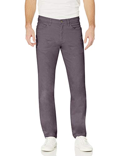 Amazon Essentials Men's Slim-Fit 5-Pocket Comfort Stretch Chino Pant (Previously Goodthreads), Black, 32W x 30L