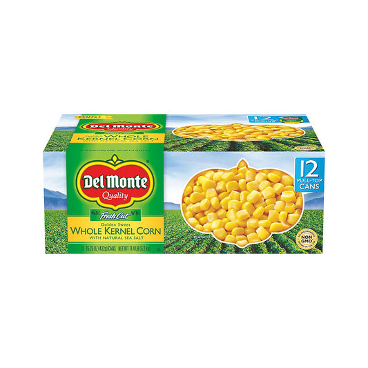 Del Monte Whole Corn, 12 pk./15.25 oz.