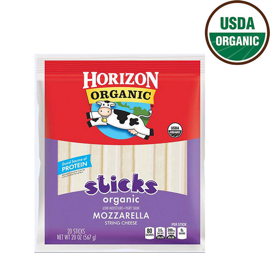 Horizon Organic Mozzarella String Cheese, 20 ct.