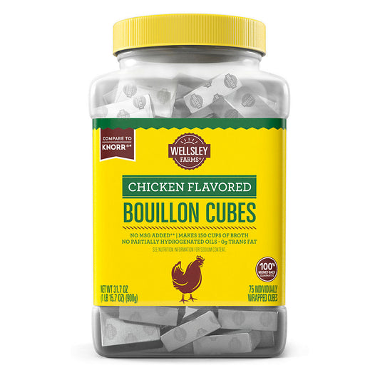 Wellsley Farms Chicken Flavored Bouillon Cubes, 75 ct.