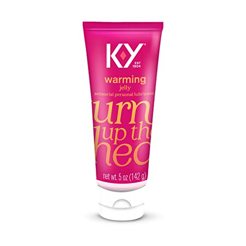 K-Y Warming Jelly Lube, Sensorial Personal Lubricant, Glycol Based Formula, Safe to Use with Latex Condoms, For Men, Women and Couples, 5 FL OZ (Pack of 1)