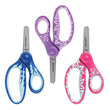 Fiskars 5 SoftGrip Blunt-Tip Scissors for Kids 4-7 (3-Pack) - Scissors for School or Crafting - Blue, Purple, Pink