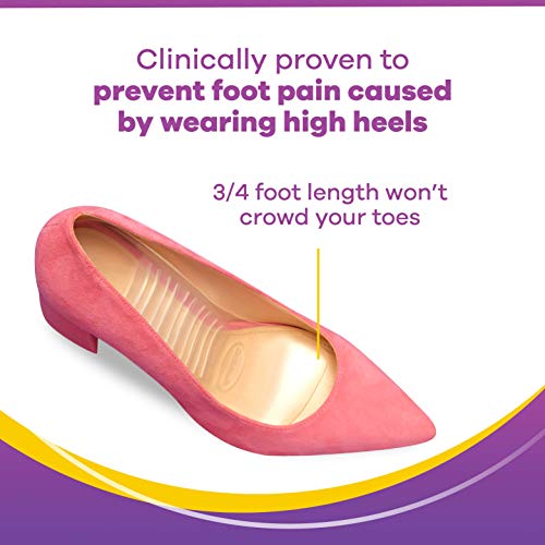 Dr. Scholls Invisible Cushioning Insoles for High Heels for Womens 6-10