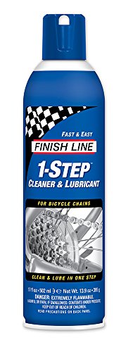 Finish Line 1-Step Bicycle Chain Cleaner & Lubricant 4oz Squeeze Bottle