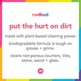 Method All-Purpose Cleaner Refill, Pink Grapefruit, Plant-Based and Biodegradable Formula Perfect for Most Counters, Tiles, Stone, and More, 68 Fl Oz bottles, (Pack of 1)