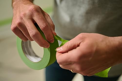 FROGTAPE 1358463 Multi-Surface Painter's Tape with PAINTBLOCK, Medium Adhesion, 0.94" Wide x 60 Yards Long, Green