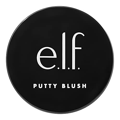 e.l.f. Putty Blush, Creamy & Ultra Pigmented Formula, Lightweight, Buildable Formula, Infused with Argan Oil & Vitamin E, Vegan & Cruelty-Free, Caribbean