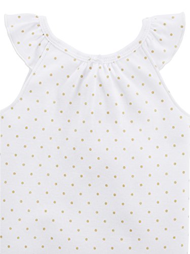 Simple Joys by Carter's Baby Girls' Sleeveless Bodysuit, Pack of 6, Multicolor/Dots/Hearts, Preemie