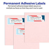 Avery Printable Return Address Labels with Sure Feed, 0.5 x 1.75, White, 800 Blank Mailing Labels (18167)